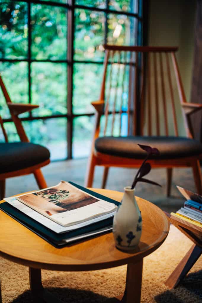 Coin salon dans la kominka ichie-an