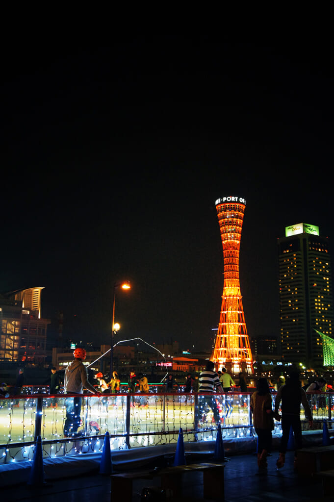 Patinoire à Kobe Harborland 