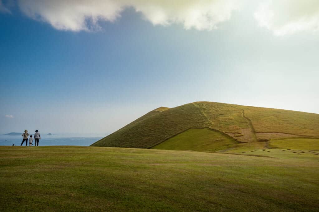 Le mont Onidake sur les îles de Goto
