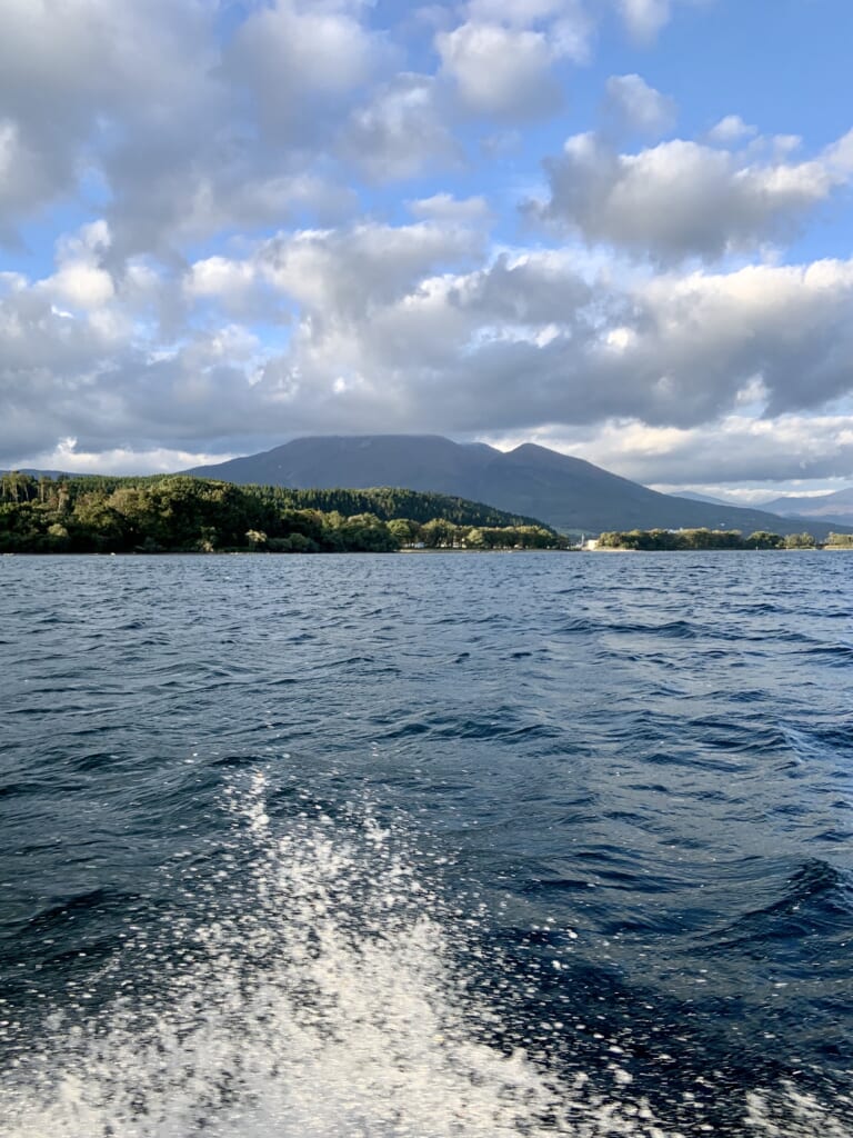 traversée du lac inawashiro