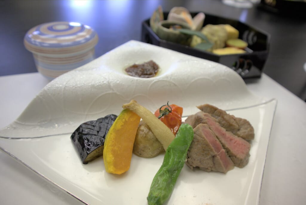 Plat de viande à Niigata