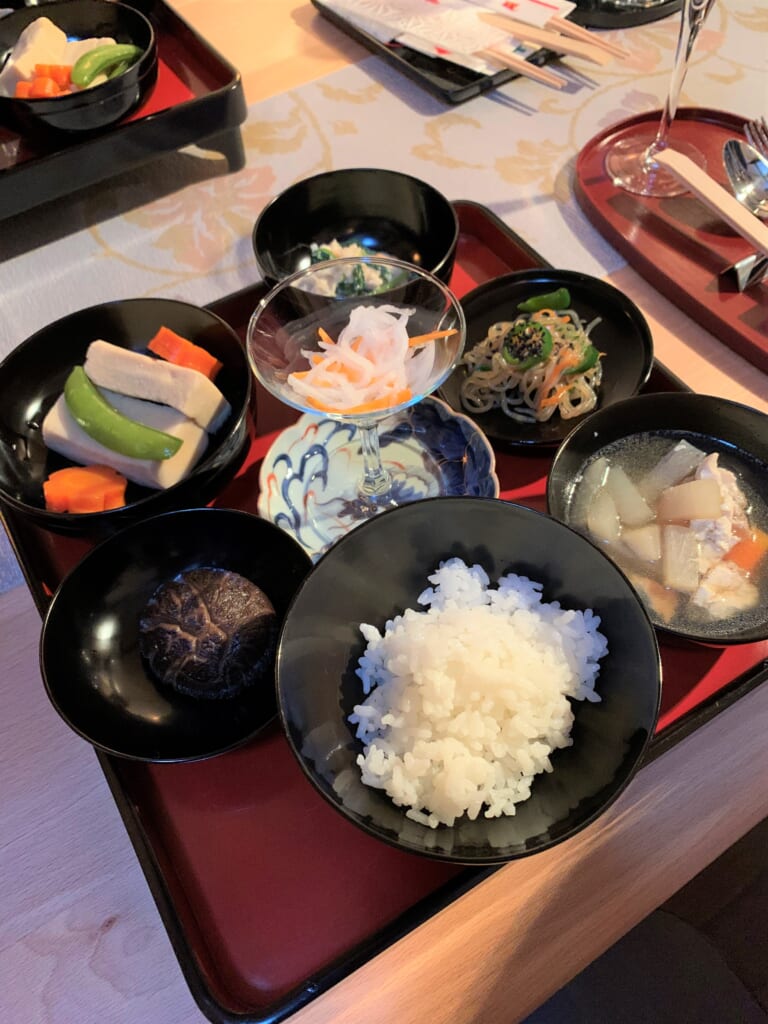 Shojin-ryori sur table