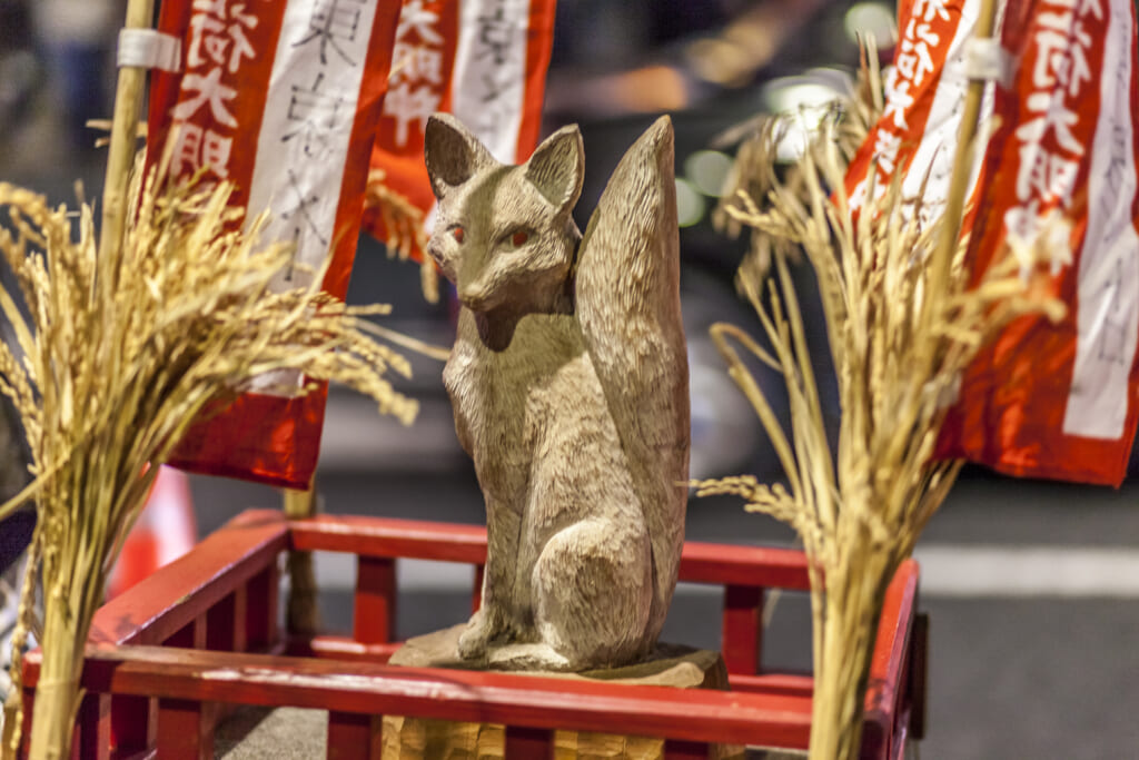 inari, le dieu renard de la religion shinto