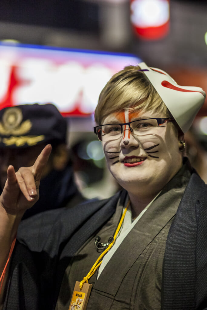 Participant étranger, une fête internationale