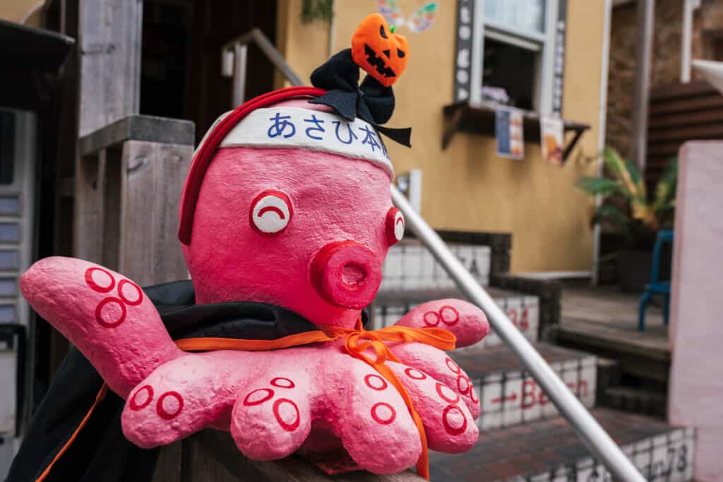 Une pelucha de poulpe à Enoshima