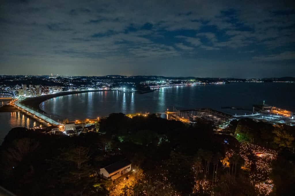 Vue depuis le phare d'Enoshima
