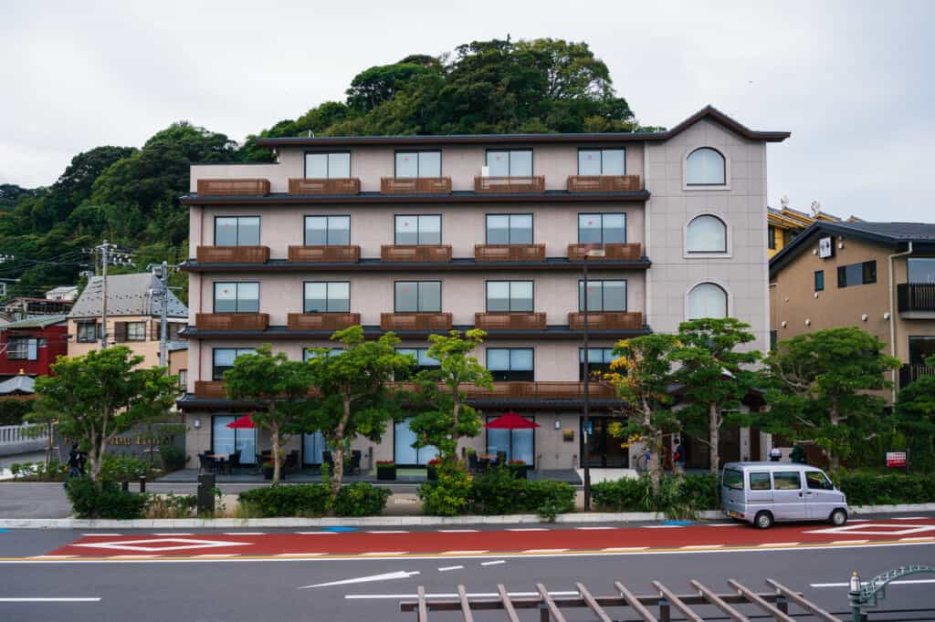 Le seul hôtel de l'île d'Enoshima