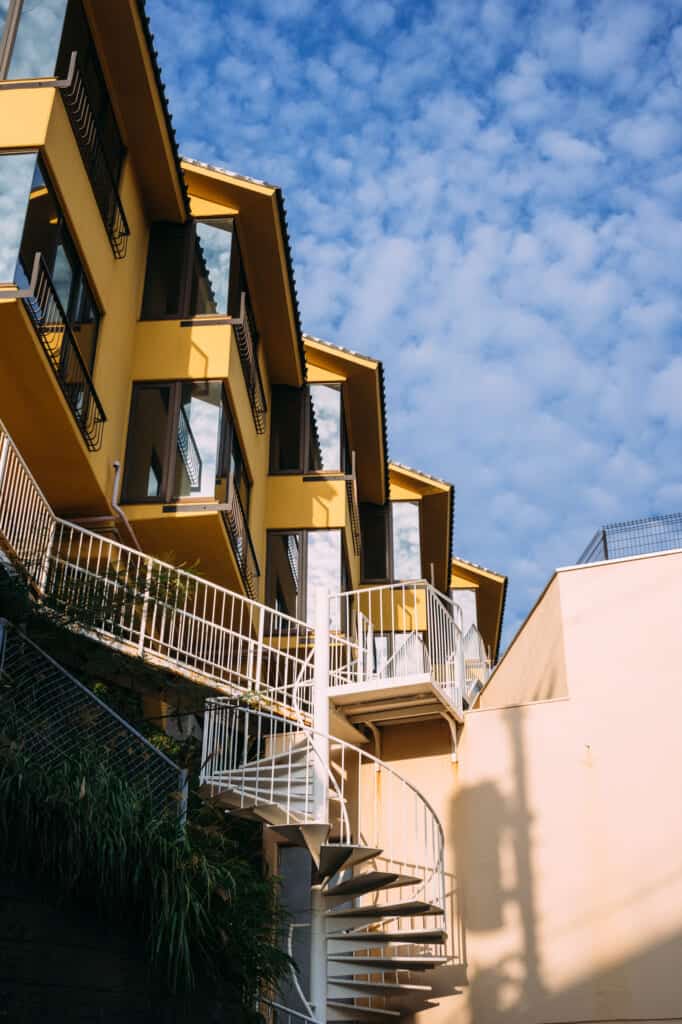 maisons de l'île d'Enoshima