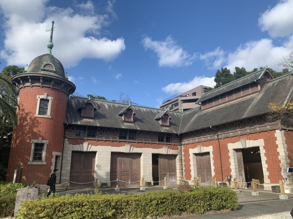 Les écuries du jardin japonais de Kobe Sorakuen