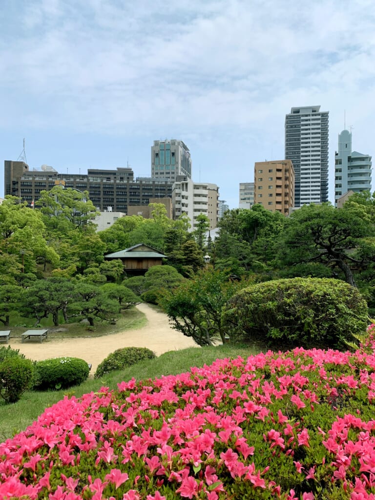 Le jardin japonais sorkauen en plein coeur de Kobe