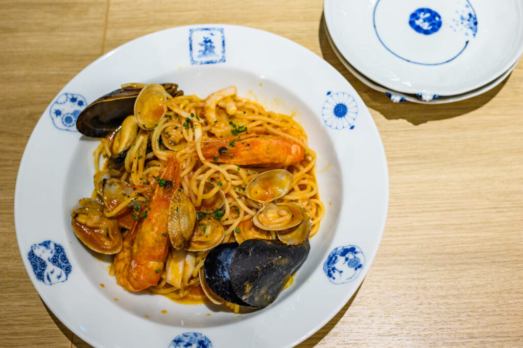 Pâtes aux fruits de mer