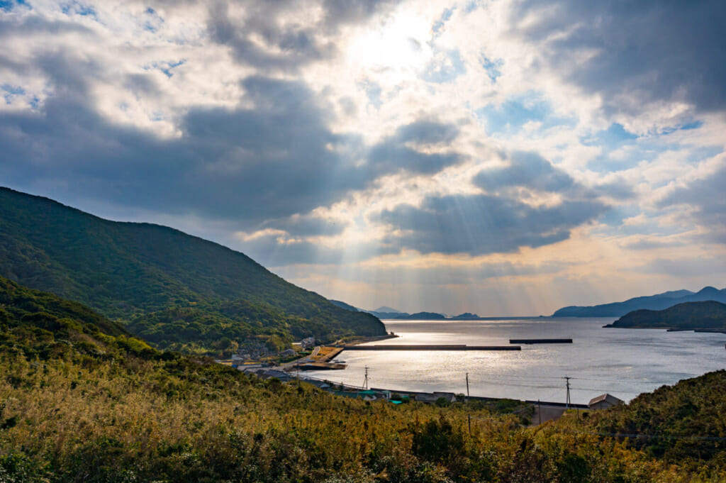 Vue depuis le point d'observation de Naru