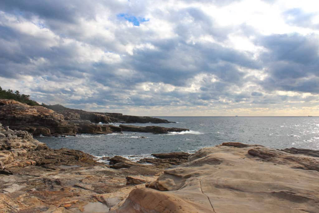 Vue sur l'océan pacifique à Shirahama, Wakayama