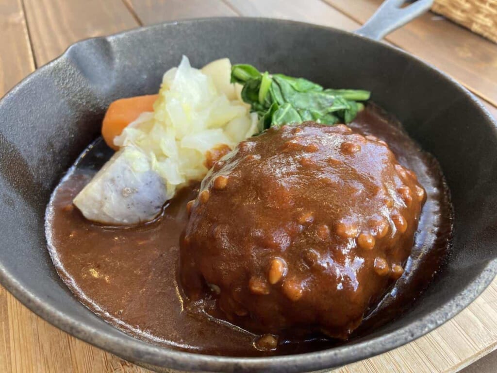 steak de porc Hambourg chez Kamuri