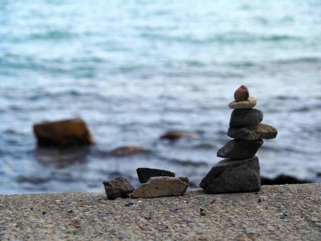la plage Fukuura, un coin de détente