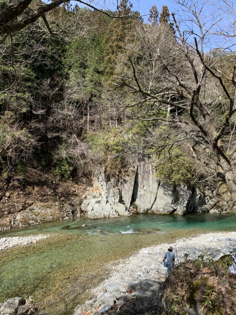 la rivière Obora, près de Gero Onsen