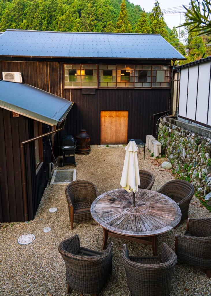 Atagoya à Hamamatsu, son coin barbecue pour profiter des chaudes nuits d'été