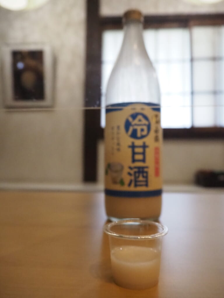 Amazake froid 冷やし甘酒 瓶入り