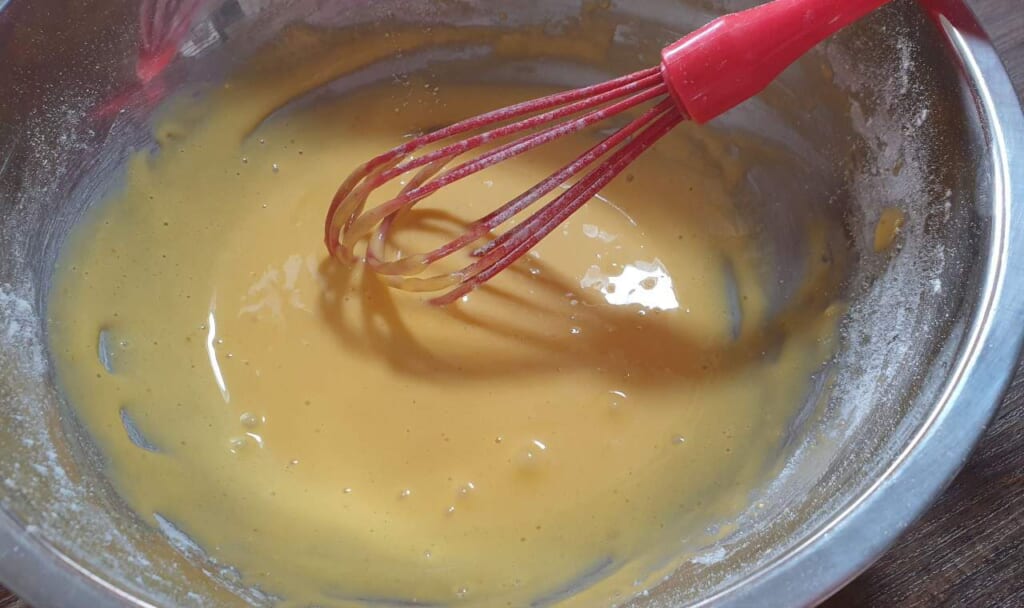 Préparation de la pâte à pancakes