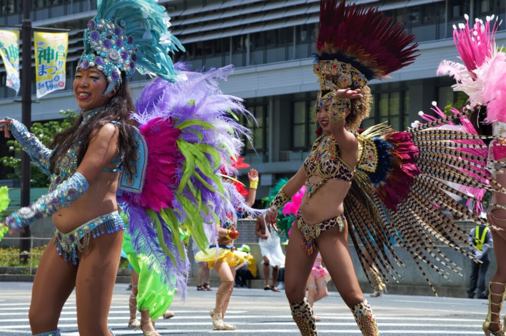 Kobe Samba Festival - danseuses de samba