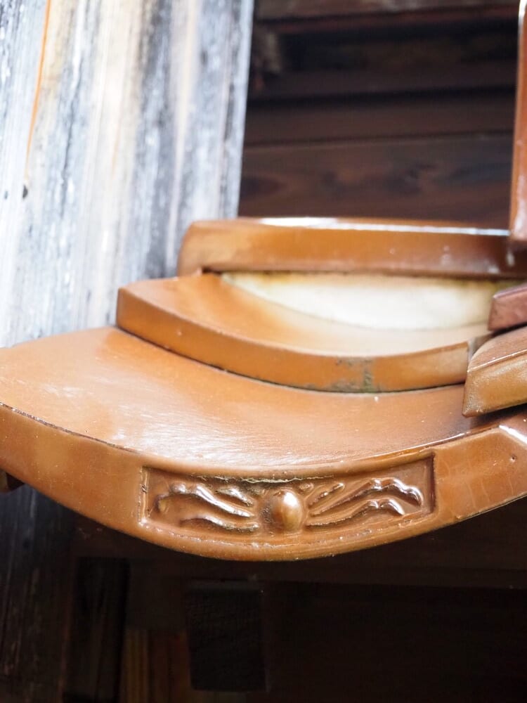 tuiles roucges traditionnelles japonaises typiques de tottori