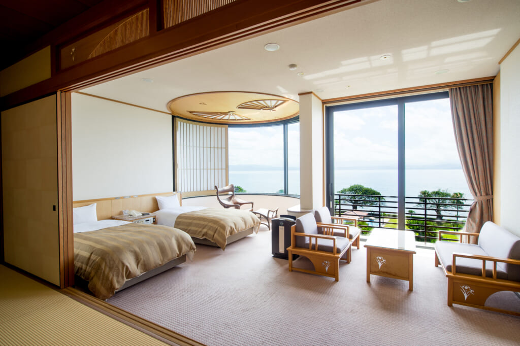 Ibusuki Onsen Hakusuikan - Chambre