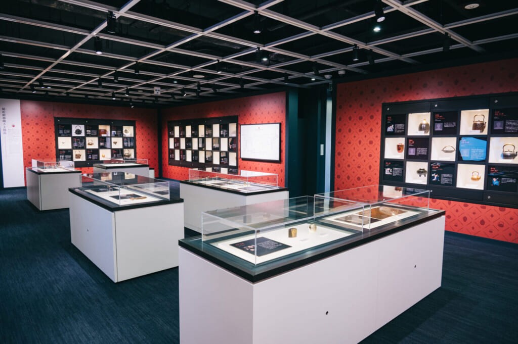 Exposition dans un musée sur l'industrie au Japon