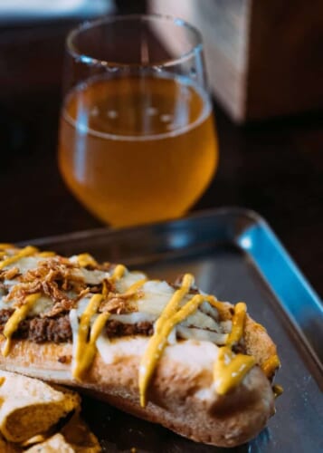 Sandwich dans un restaurant au Japon