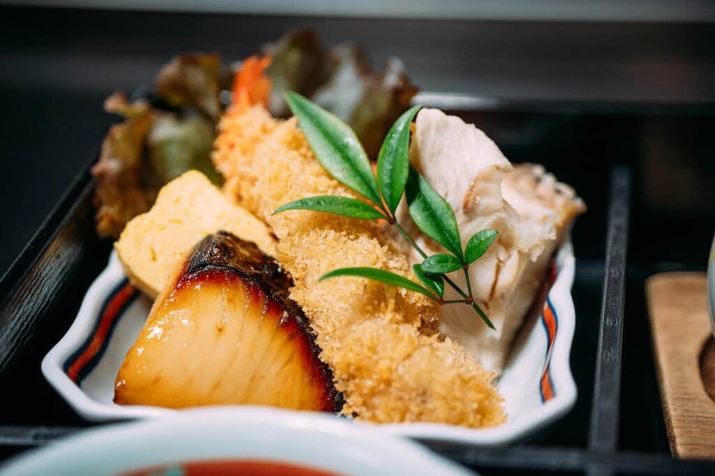 Plat japonais de la cuisine d'Echizen