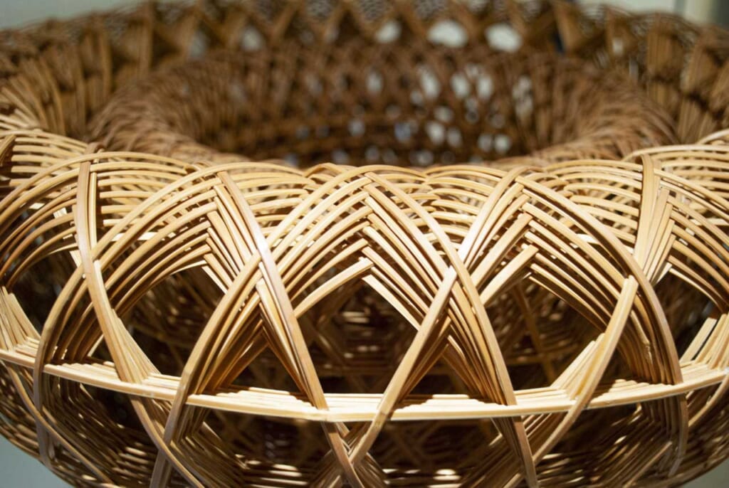 panier jaopnais en bambou