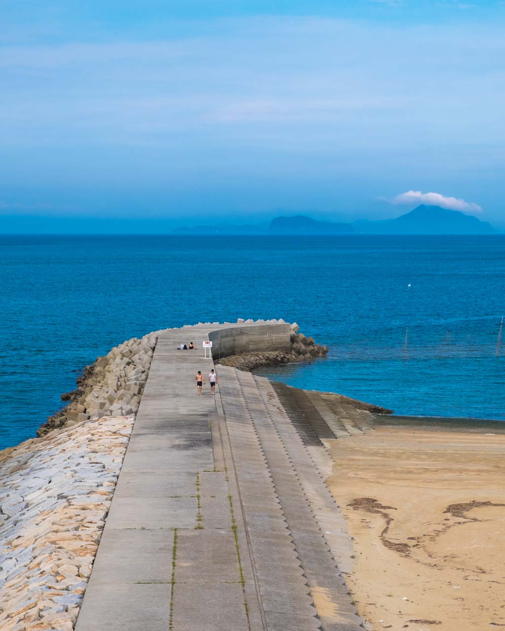 Le camping de Nagasakibana et sa plage très appréciée des familles