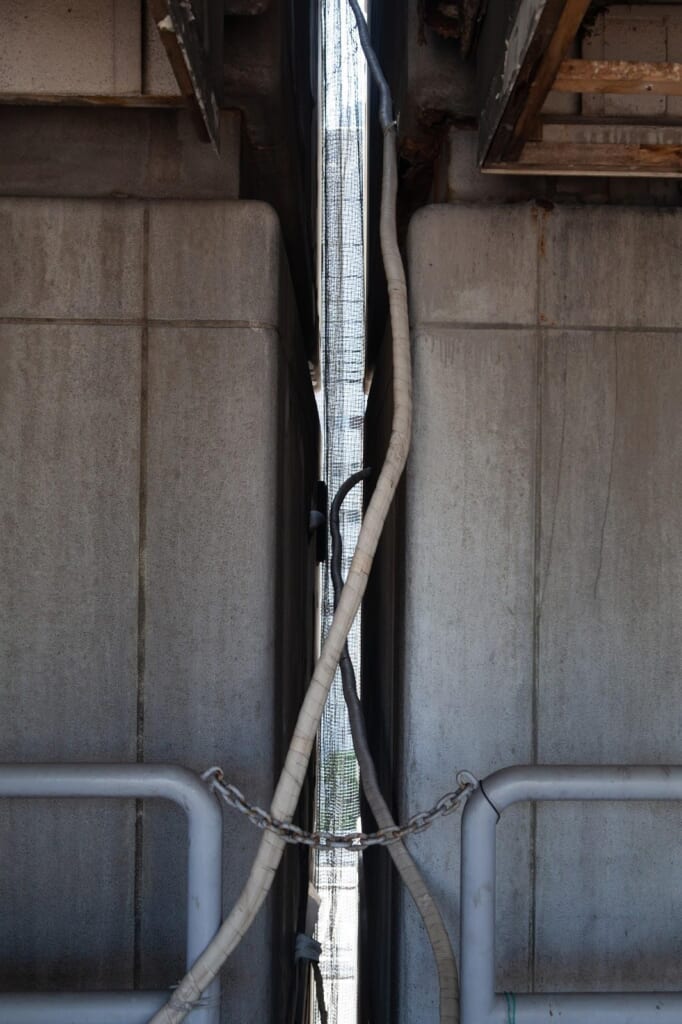 La distance entre les capsules