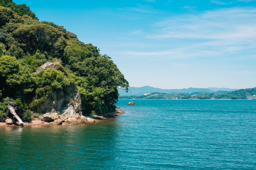 Paysages paradisiaques du lac Hamana