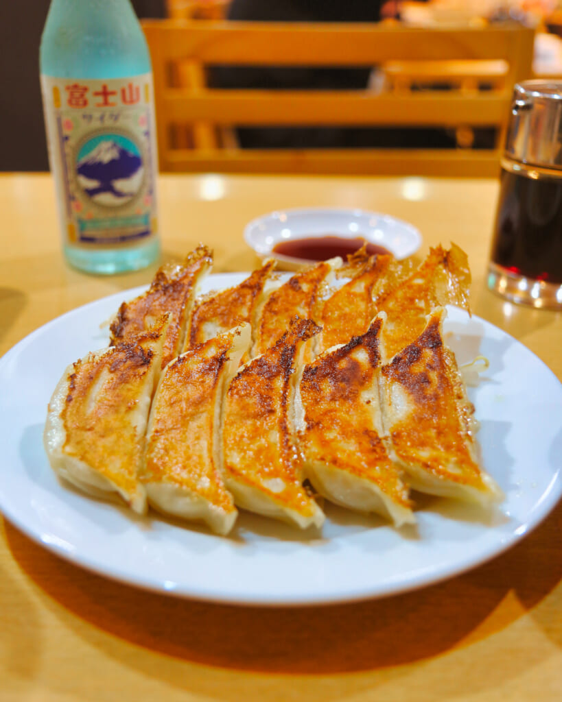 Les gyoza, une spécialité de Hamamatsu