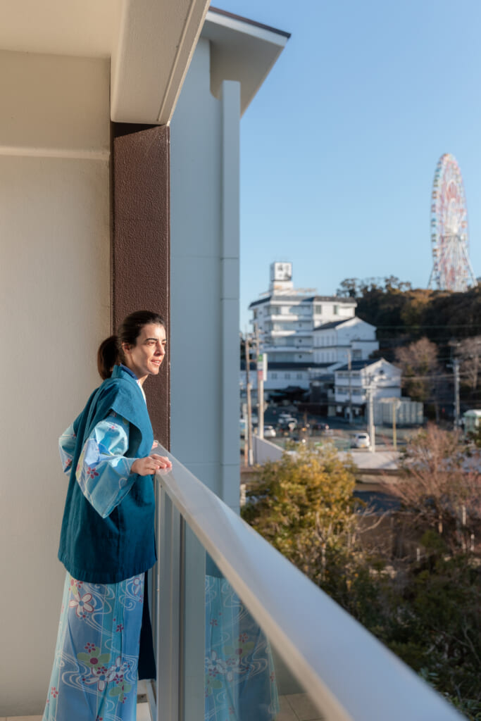 L'hôtel Wellseason Hamanako et sa vue