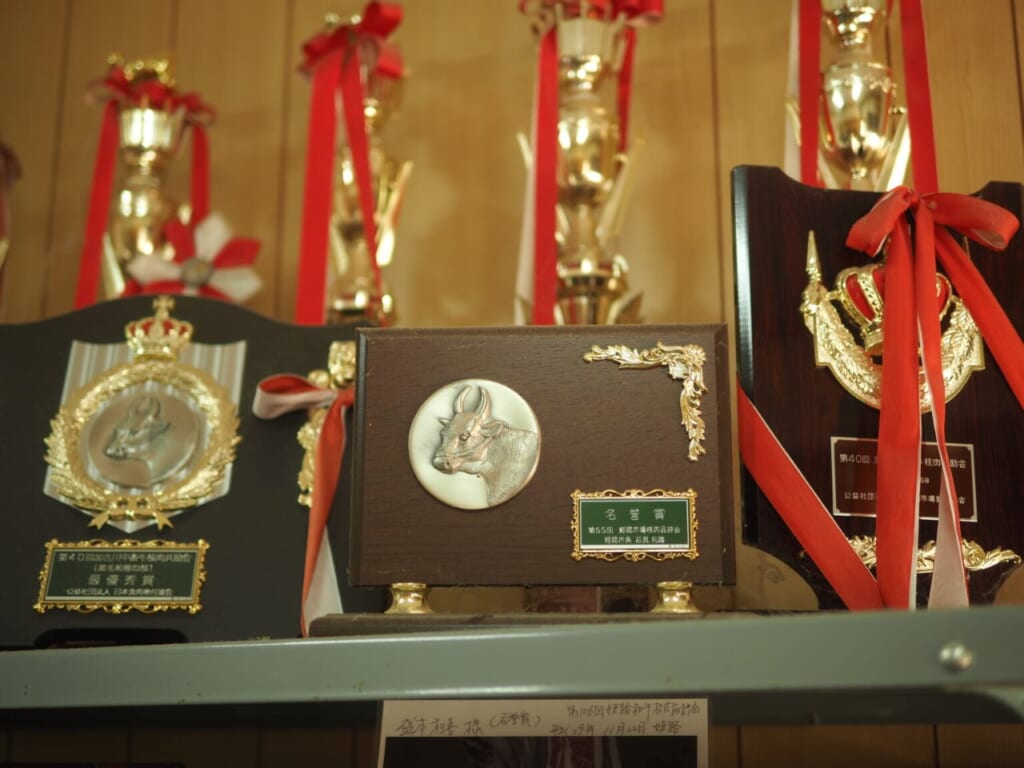 Récompenses élevage bœuf de Kobe