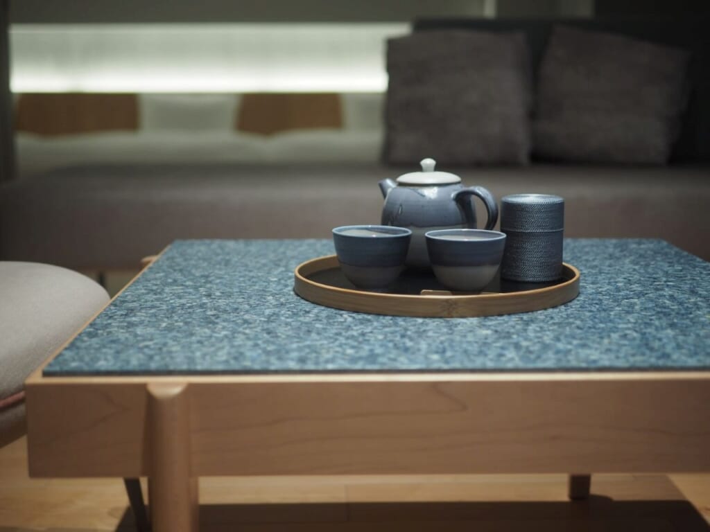 service à thé chambre d'hôtel