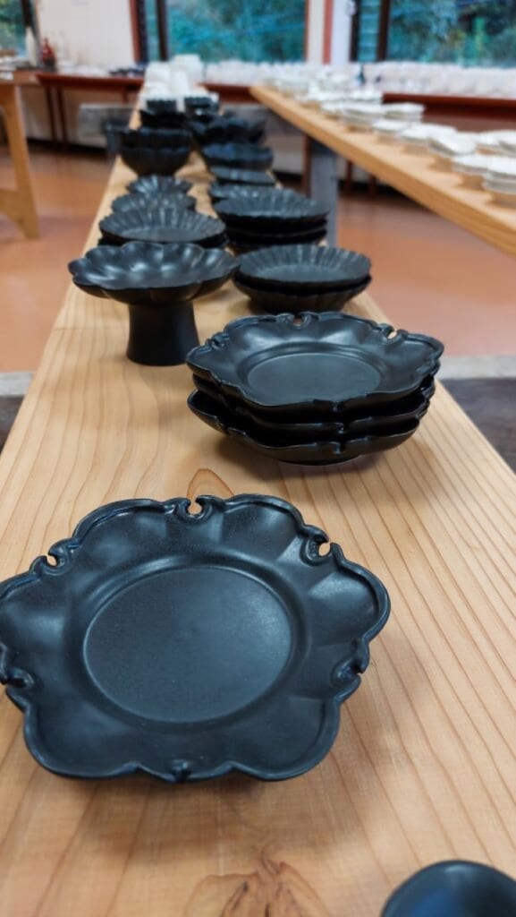 Des assiettes japonaises