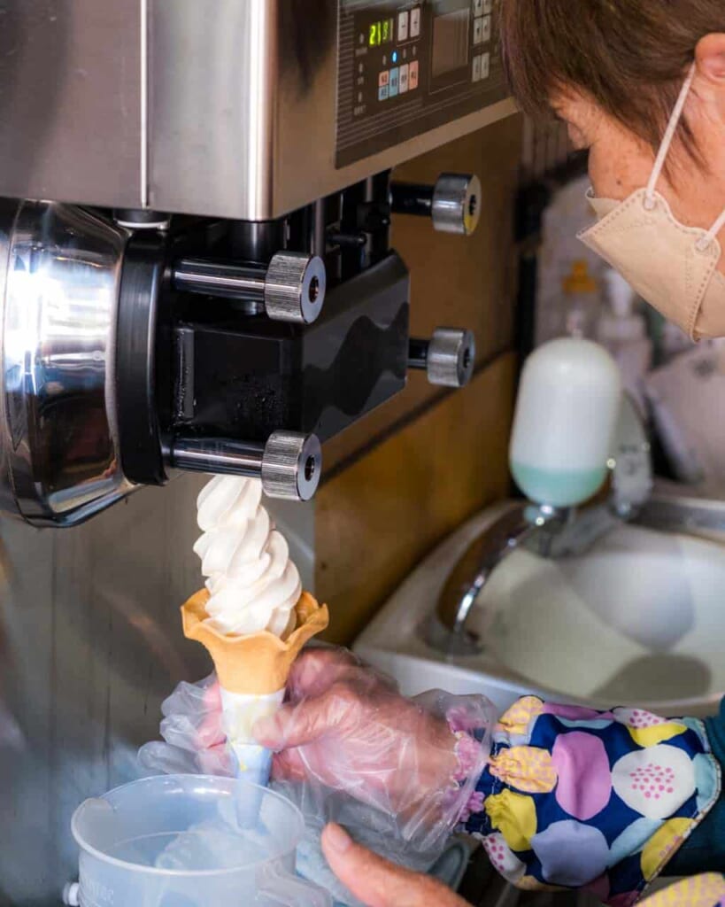  la glace à la sauce soja de Usuki, Cité de la Gastronomie de l'unesco