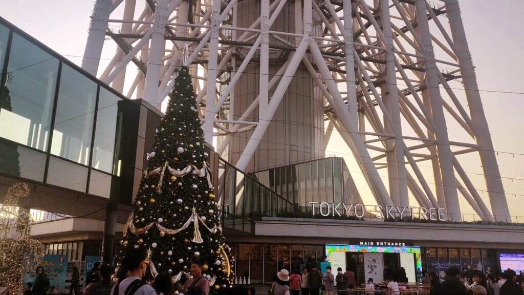 Marché de Noël à Tokyo Skytree