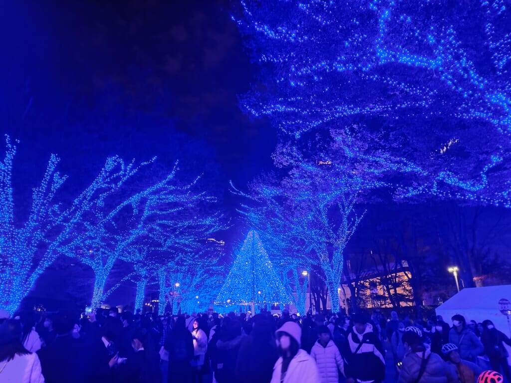 Shibuya Blue Cave Christmas, marché de Noël à Tokyo