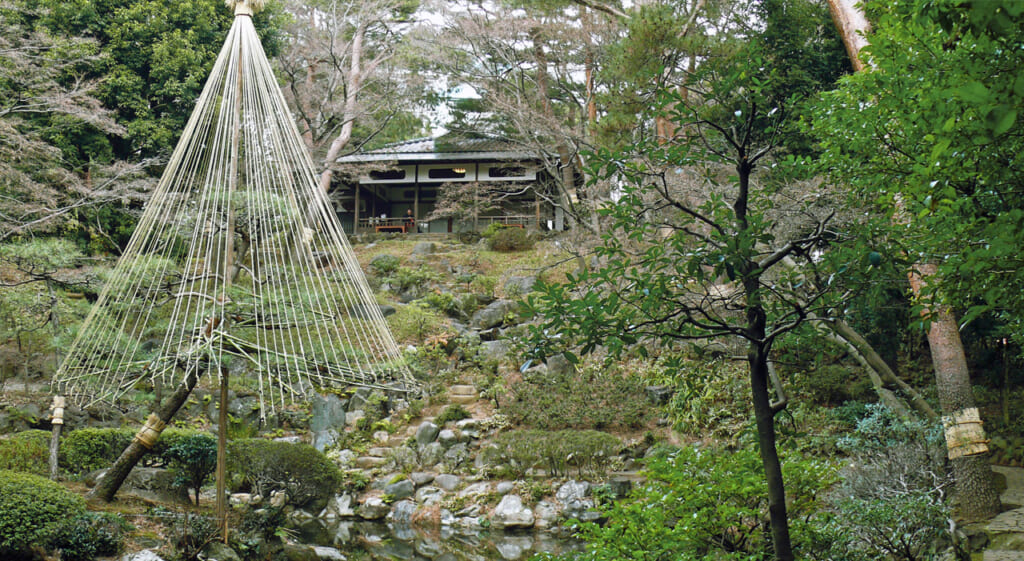 Yukitsuri dans les parcs en hiver au Japon