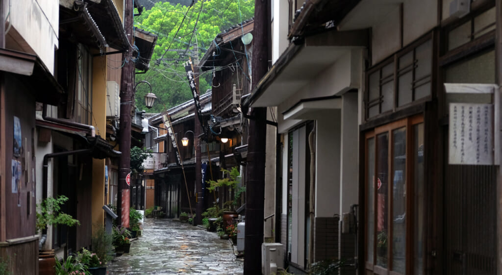 Saison des pluies au Japon