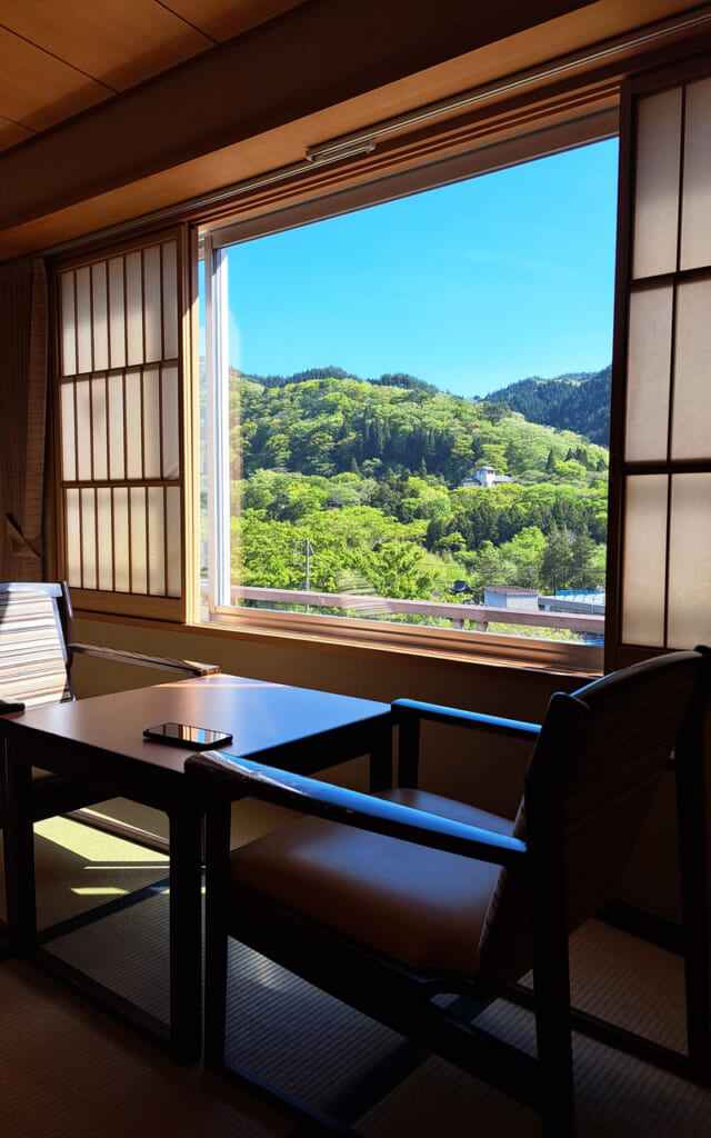 Un ryokan au printemps