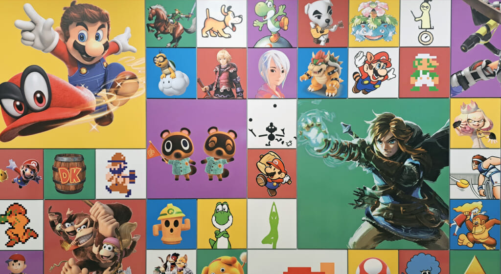 Une mosaïque à l'entrée du musée