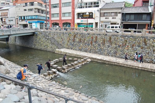 Río Nakashima en Nagasaki