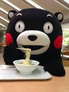 Mascota japonesa Kumamon de la ciudad de Kumamoto