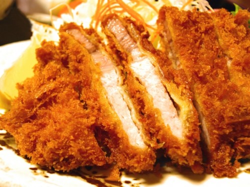 Comida 'tonkatsu', menú japonés