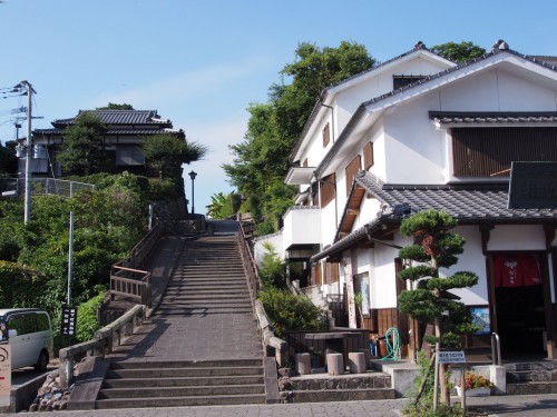Calles de Kitsuki, en Oita (Japón).