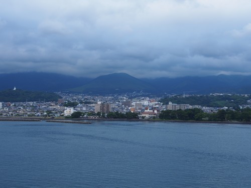 Vistas desde el ferry Sunflower, de Kansai a Kyushu.